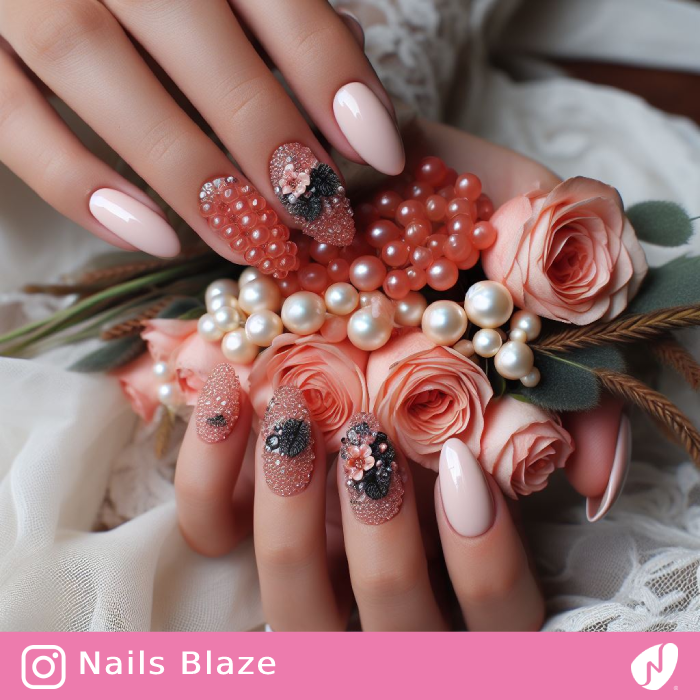 Boho Wedding Caviar Nails | Wedding-NB-D-22